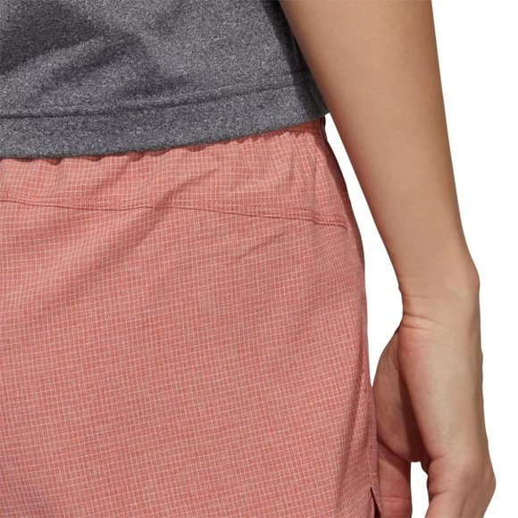 NWT adidas Women's Pacer Belted Woven Printed Shorts - Picture 5 of 5